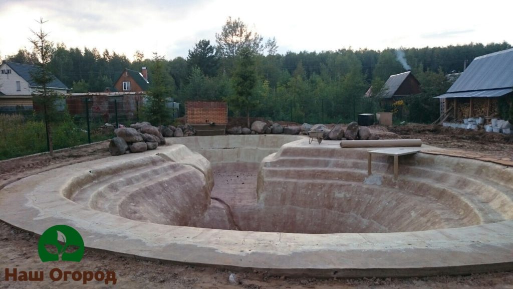 Pangkalan kolam konkrit