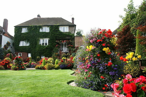 jardin de fleurs anglais