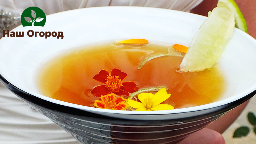An infusion of marigolds can help in recovery from many ailments.