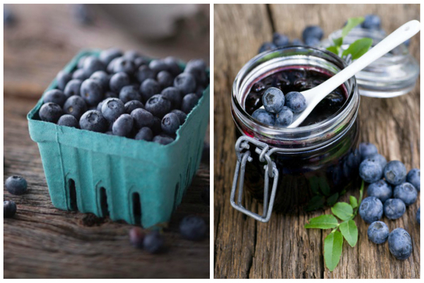 blueberry jam for the winter