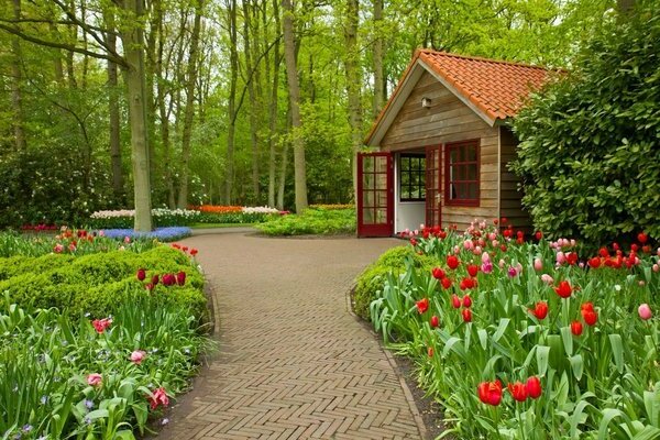záhradná kutilská záhrada holandská dedina
