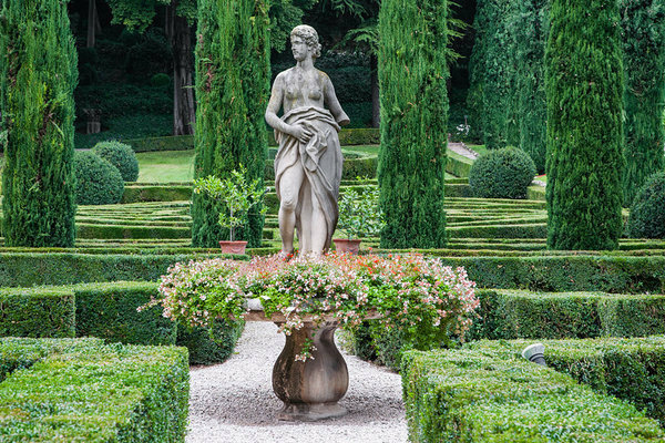 garden in italian style photo