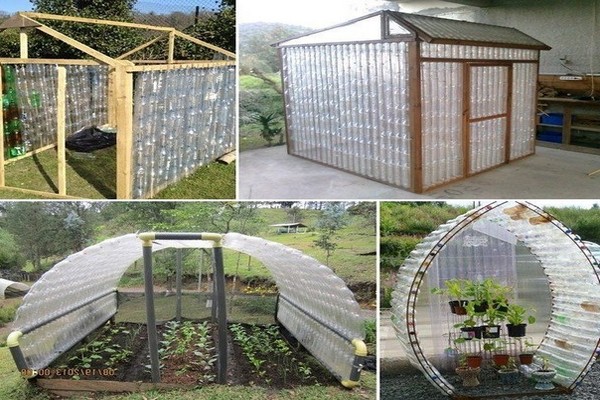 greenhouse + from bottles