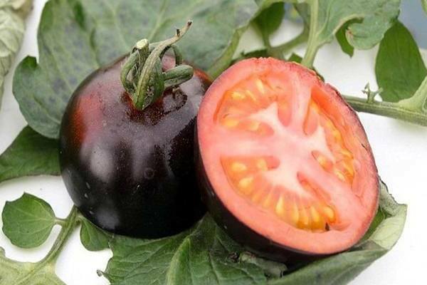 popis čiernych paradajok