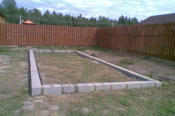 foundation for a greenhouse + do it yourself